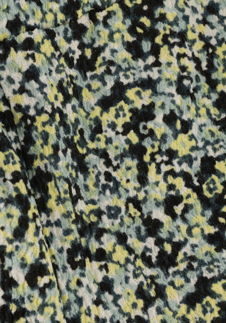 LOOXS zwarte looxs flared broek 10sixteen crincle floral flared pants