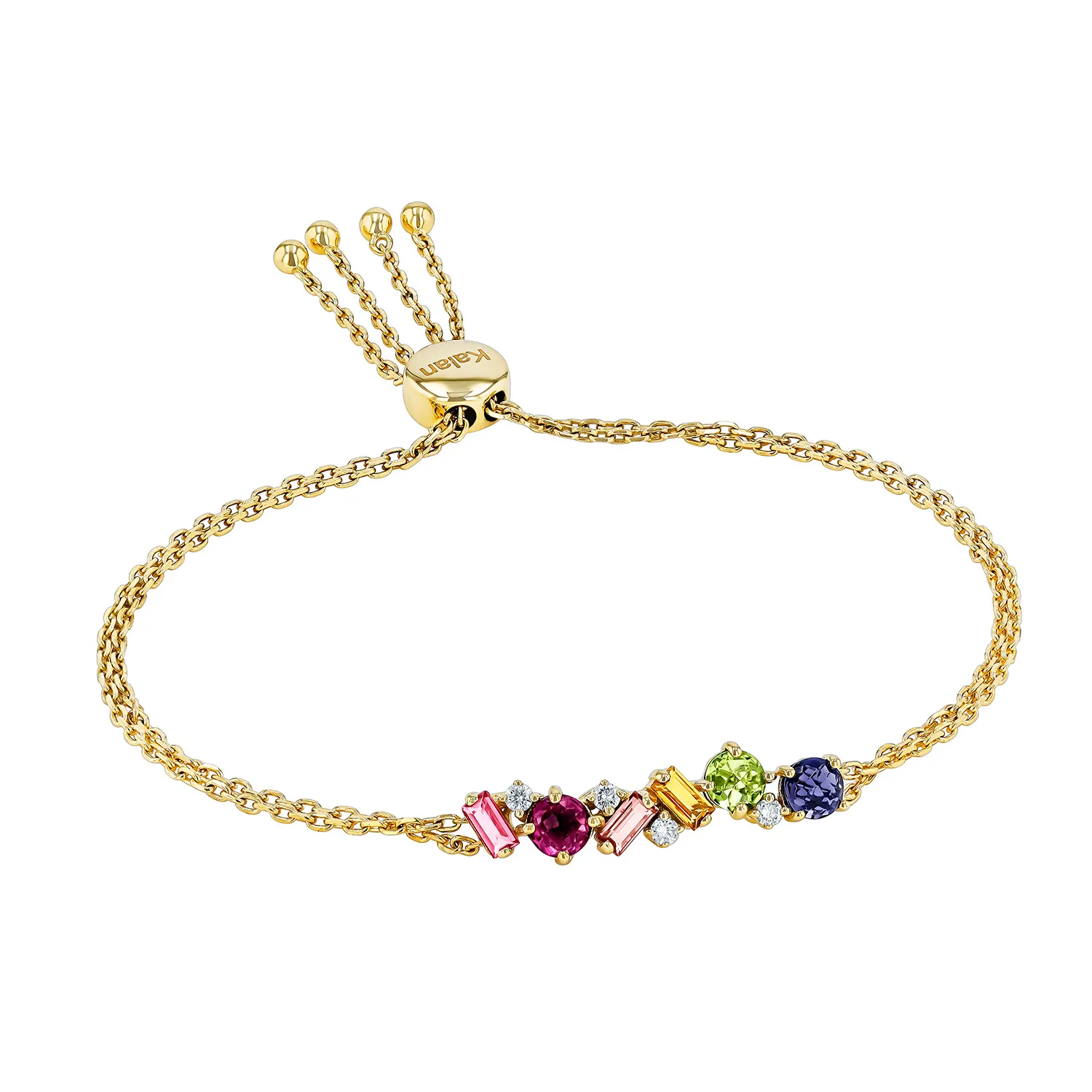Suzanne Kalan Rainbow Armbånd 14 kt. Guld 0,08 ct. PB61-YGRBW