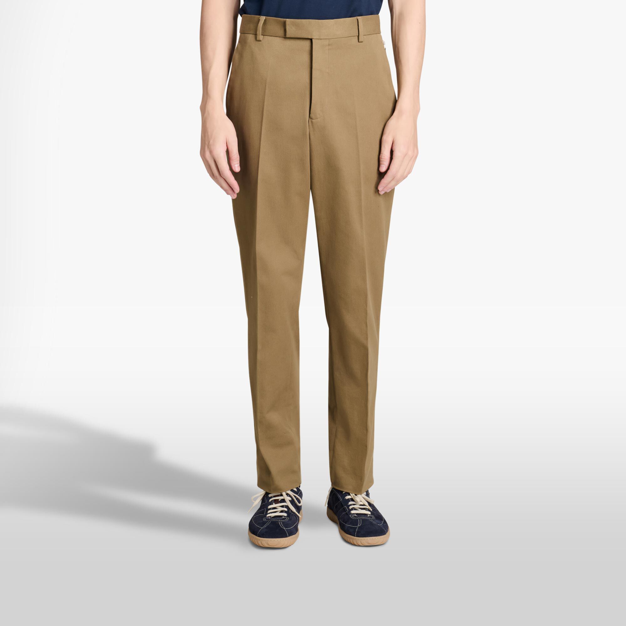 Pantalon Carotte 1 Jour En Coton