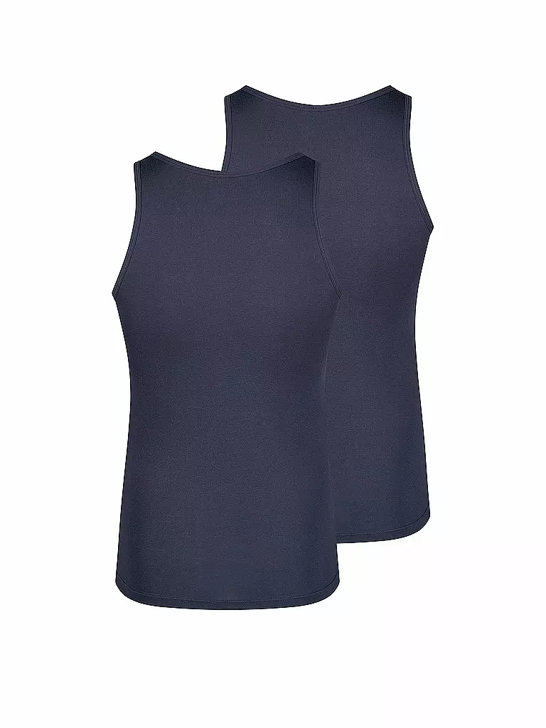SKINY Tanktop - Unterhemd 2er Pkg Crown Blue blau