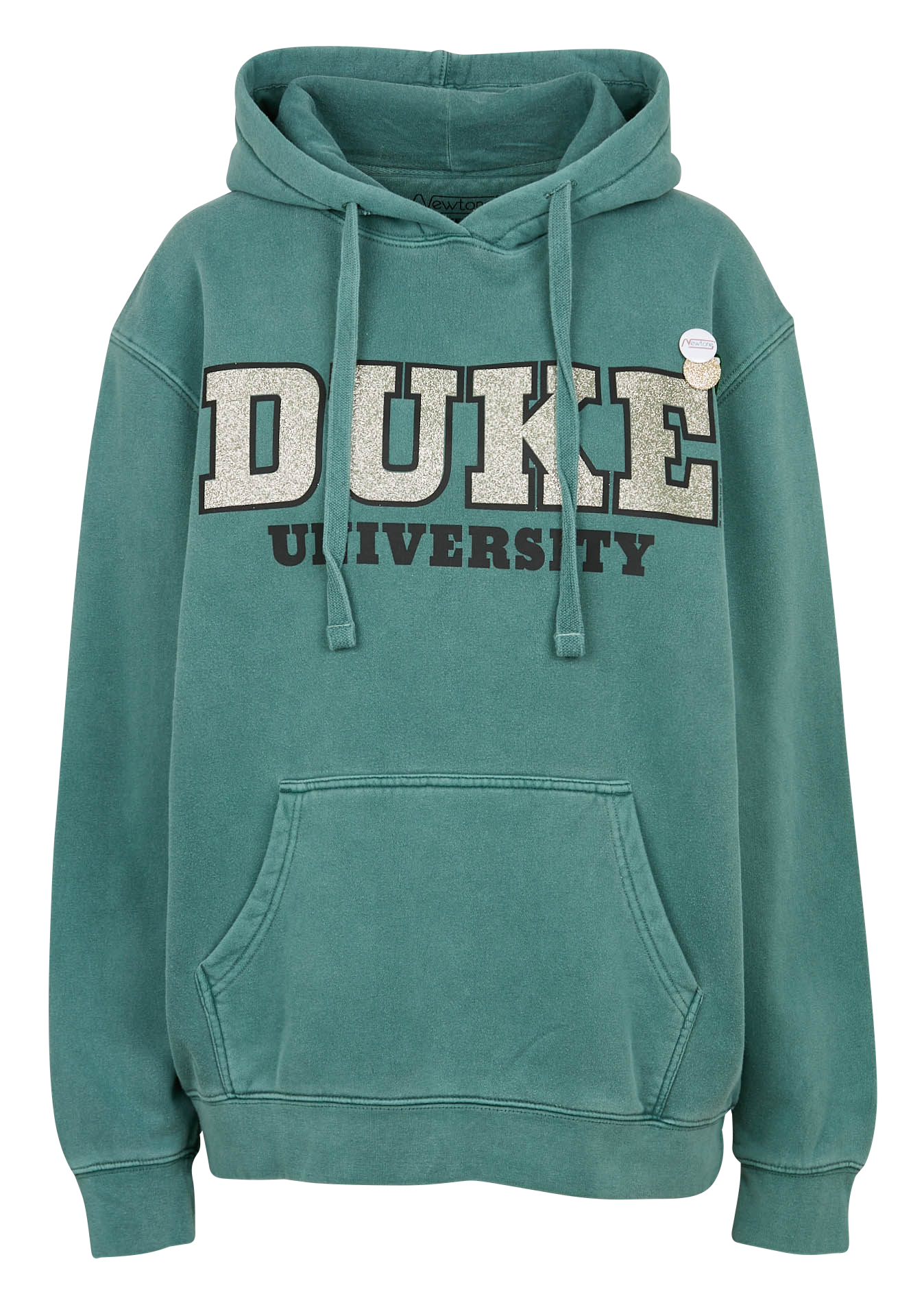 JAGGER UNIVERSITY - Sweat ample à capuche sérigraphié en coton mélangé | Vert