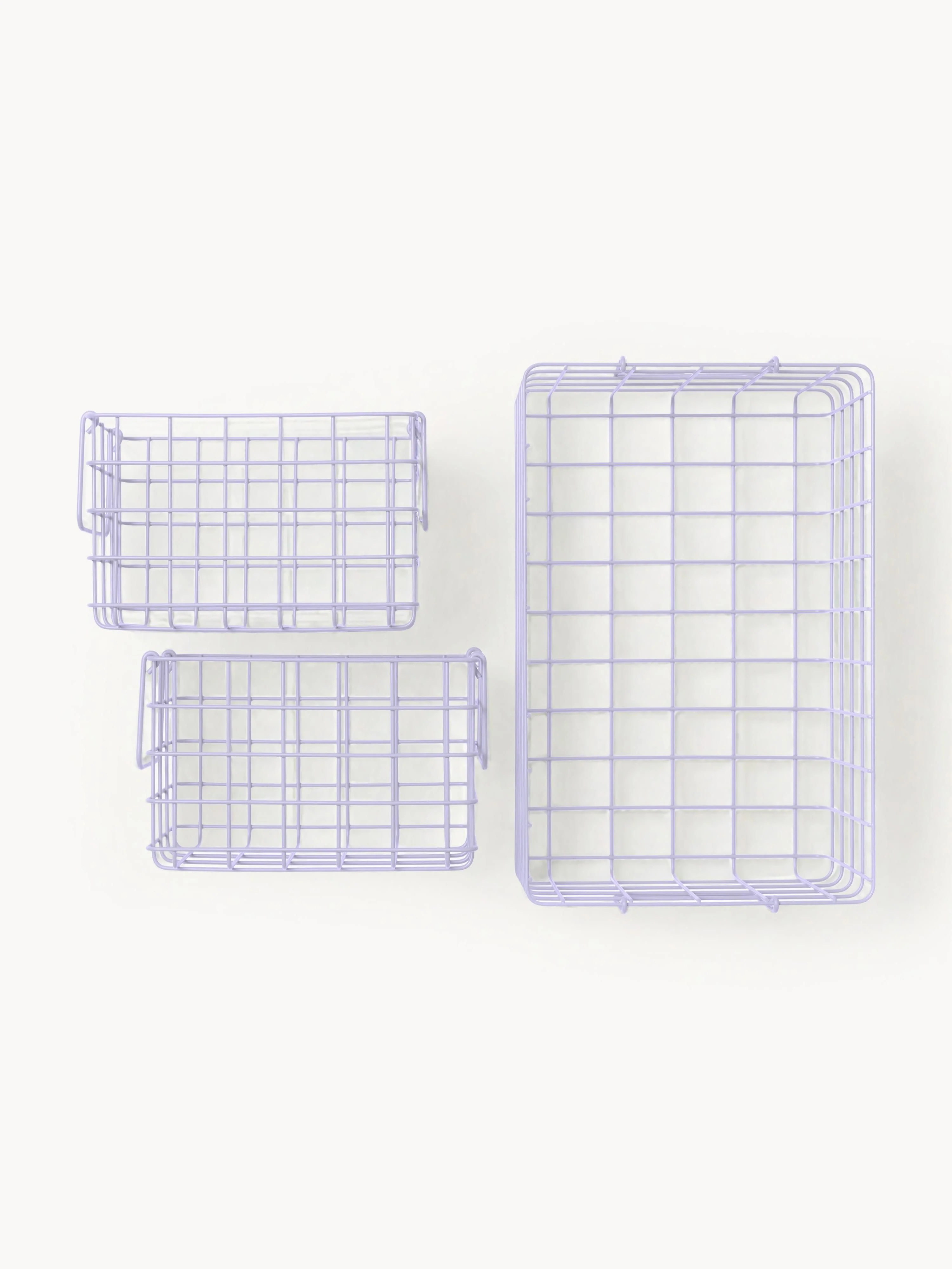 Metalen opbergmanden The Baskets, set van 3
