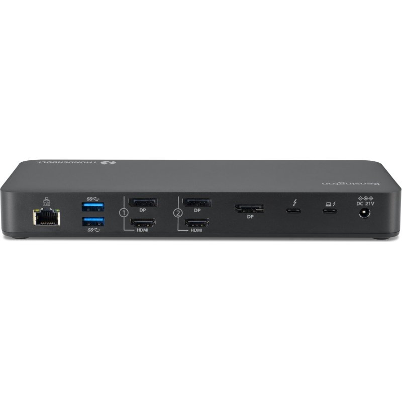 Kensington SD5920T EQ Station d’accueil hybride Thunderbolt4 avec 4 sorties vidéo 4K et technologie DisplayLink