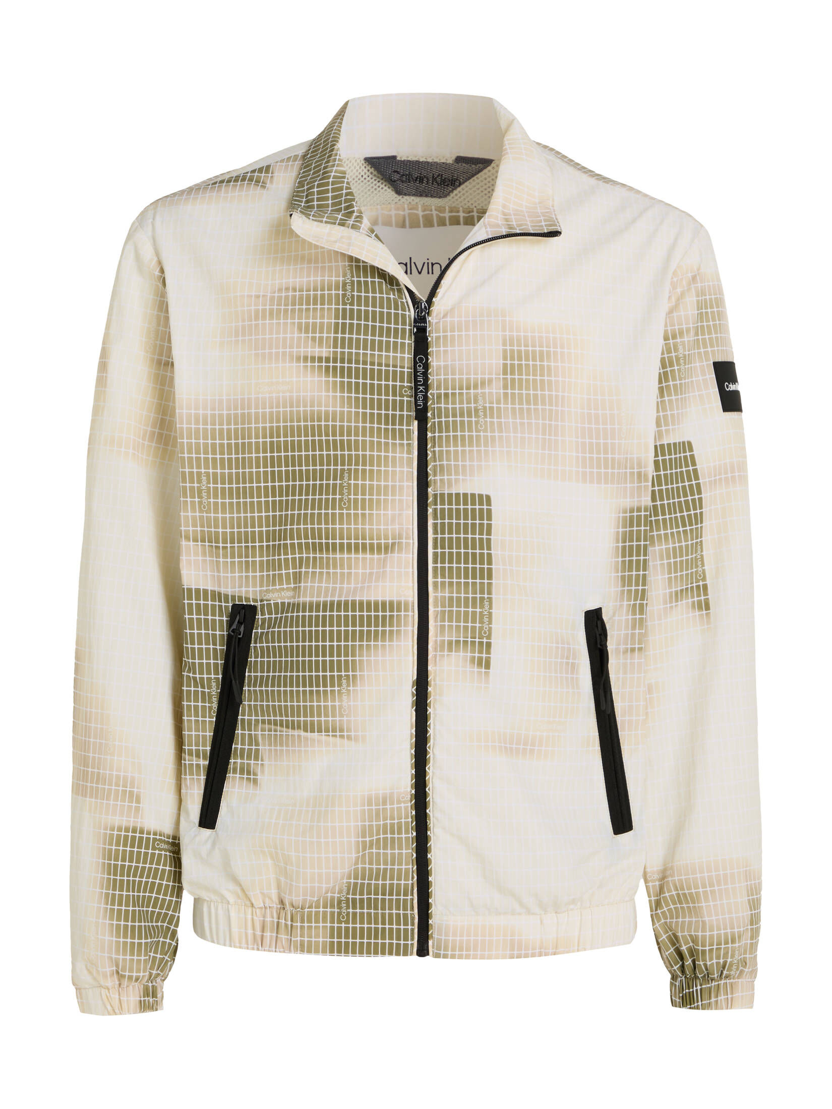 CALVIN KLEIN| Herren Jacke DIFFUSED GRID AOP BLOUSON