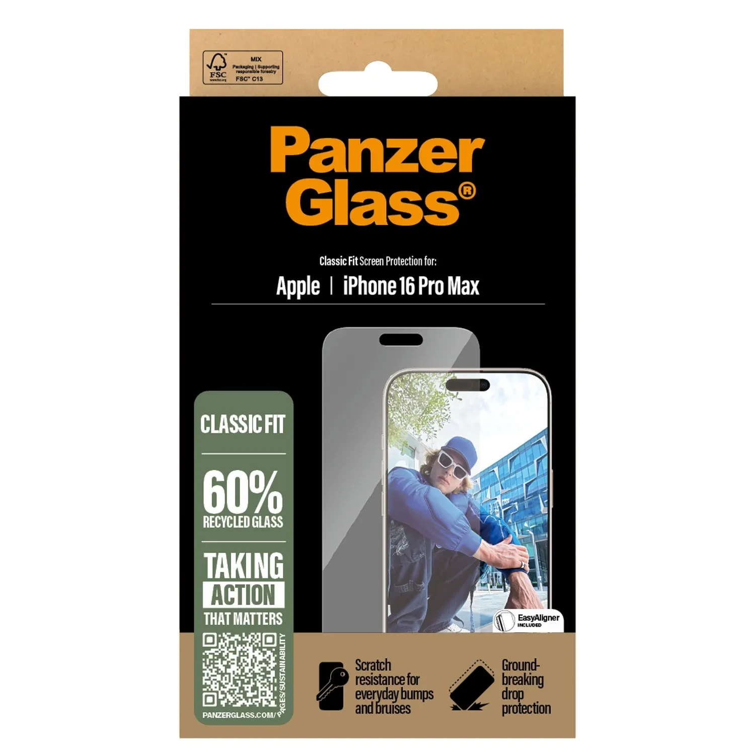 PanzerGlass iPhone 16 Pro Max 2876
