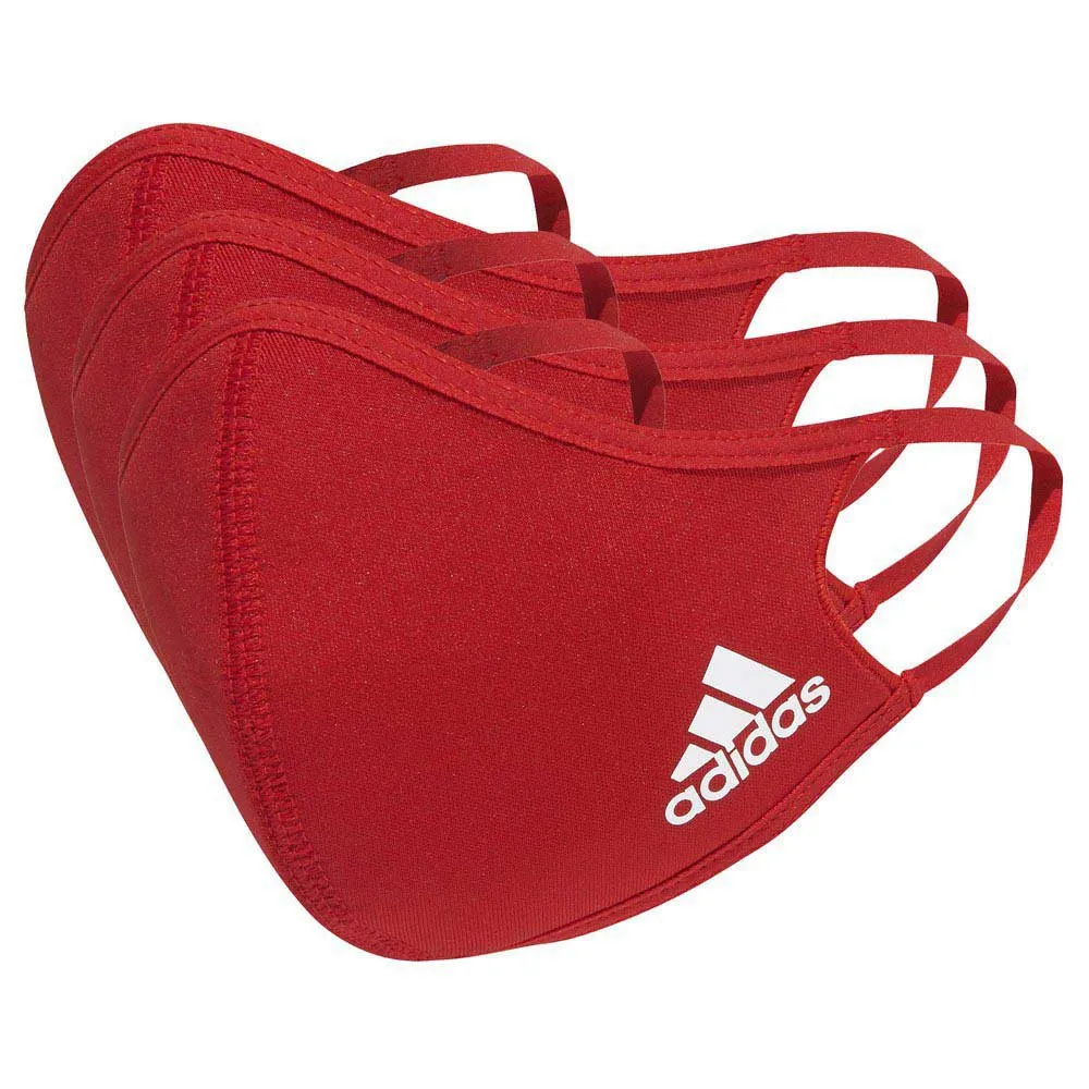 Máscara de proteção com logotipo adidas (3 unidades)