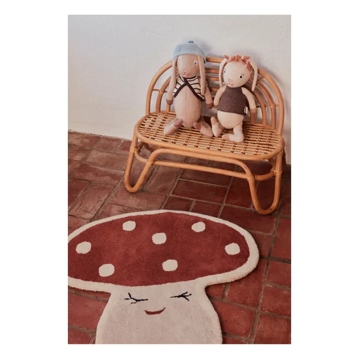 Oyoy Mini Tapis champignon Malle | Rouge