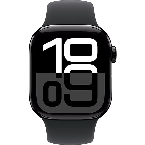 Apple Watch S10 Cell 42 mm S/M - Jet Black Aluminium Sport Band
