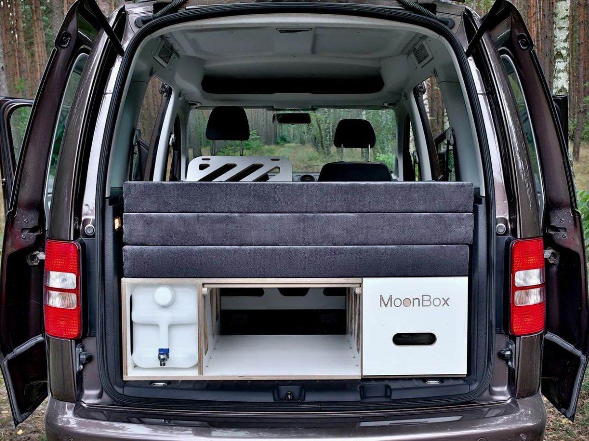Moonbox 111 cm witte bus Campingbox
