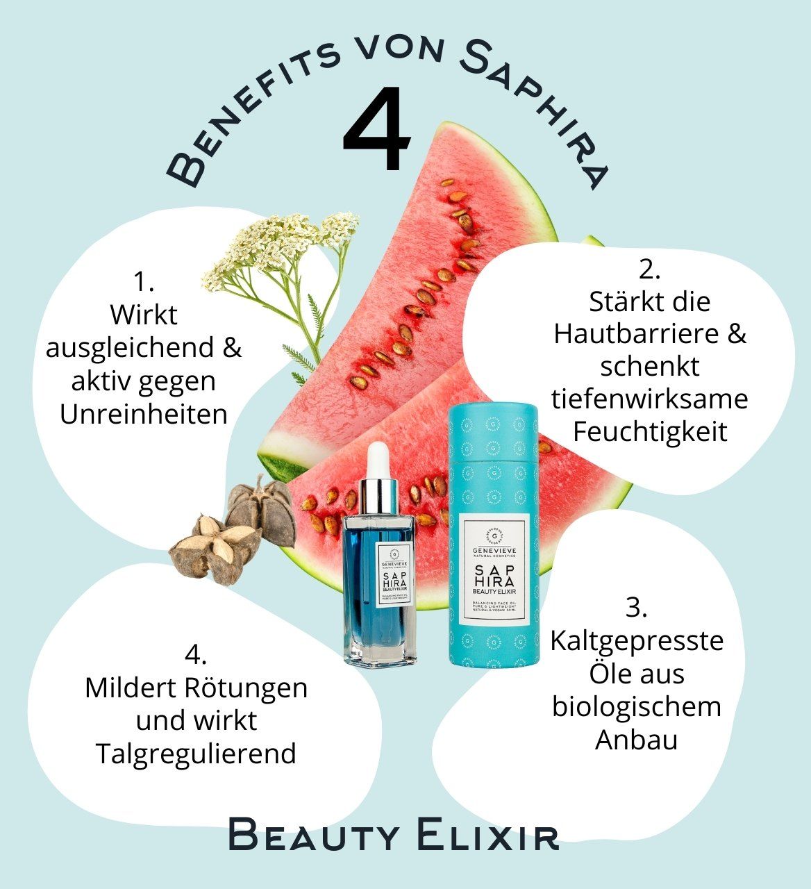 GENEVIEVE - SAPHIRA BEAUTY ELIXIR calming & balancing