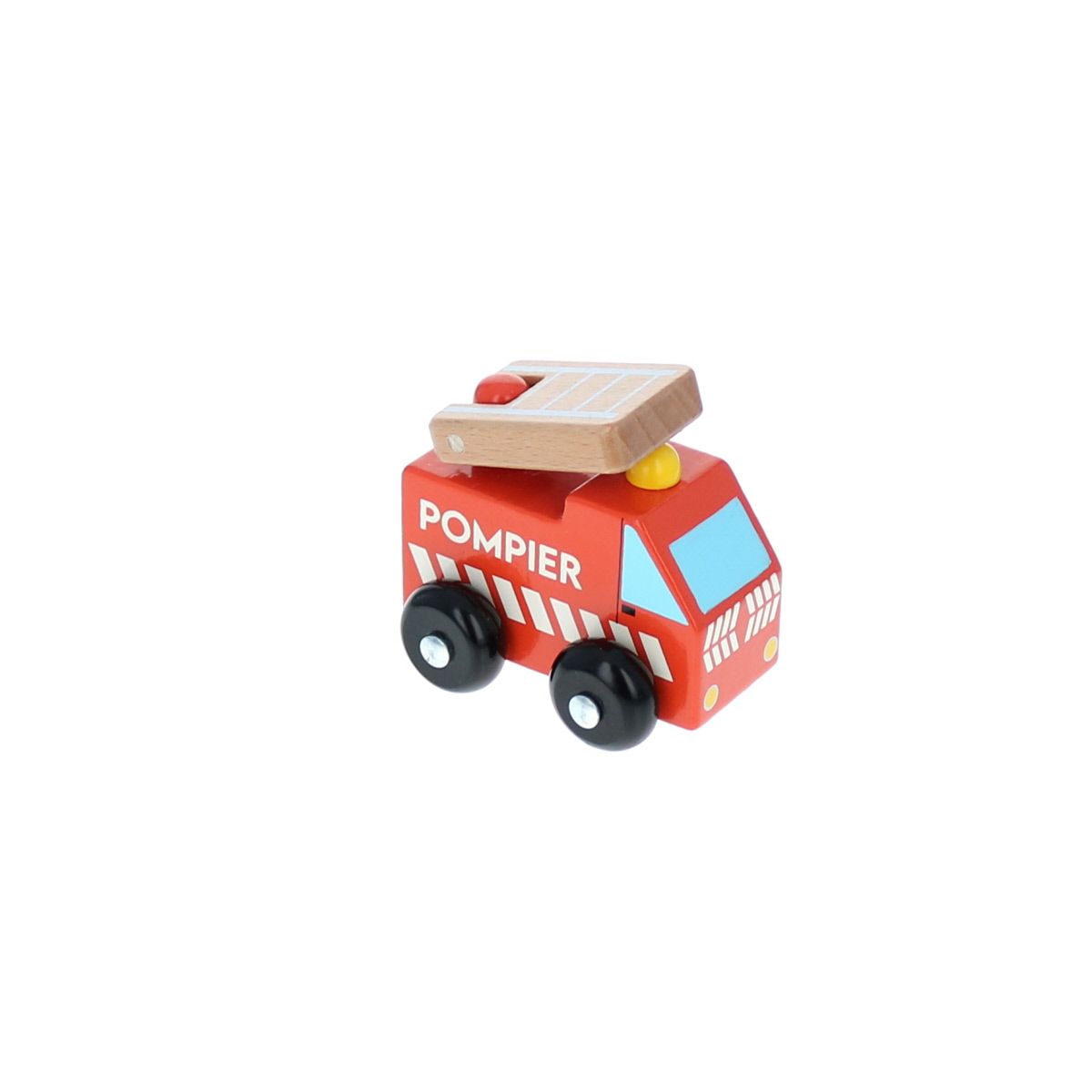 Camion de pompier en bois Mercredi et Patati