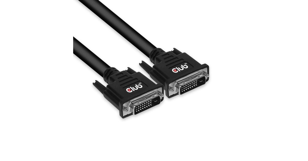 Club 3DDVI-D Dual Link (24+1) kabel  (10 meter)