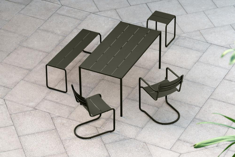 Nine Sine Dining eettafel 151x75,5 Dark Green