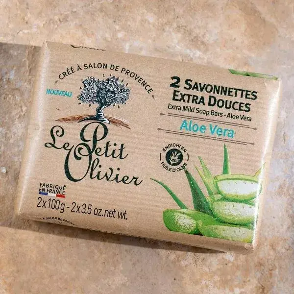 Le Petit Olivier - 2 Sabonetes Extra Suaves - Aloe Vera 2 x 100g