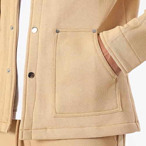 Ensemble Veste Et Pantalon Jogging Beige