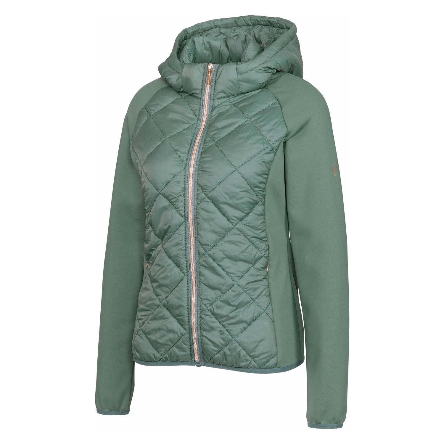 Cheval de Luxe Materialmix-Jacke Chartres - dark sage