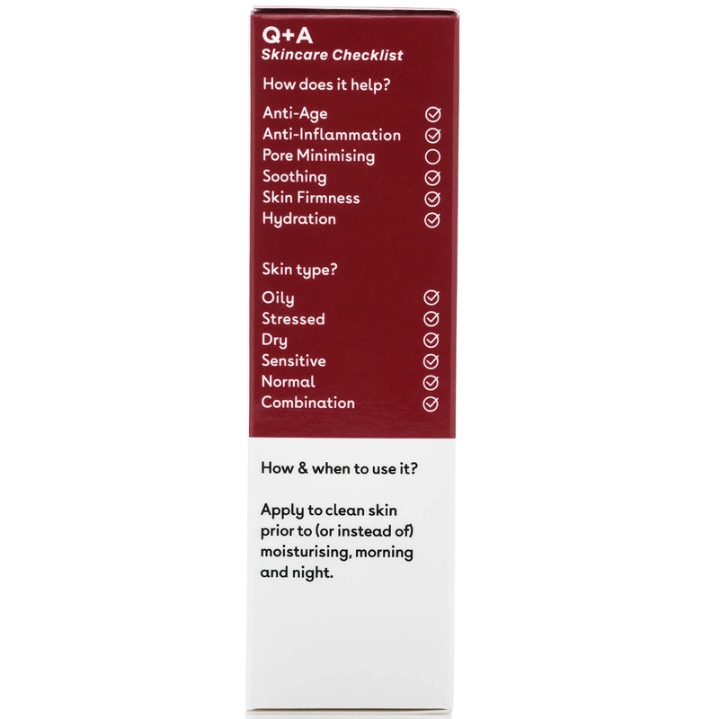 Q+A Hyaluronic Acid Facial Serum 30 ml