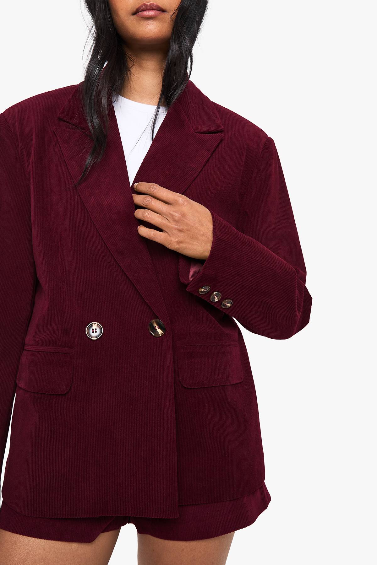 boohoo Blazer sur mesure Courdoroy
