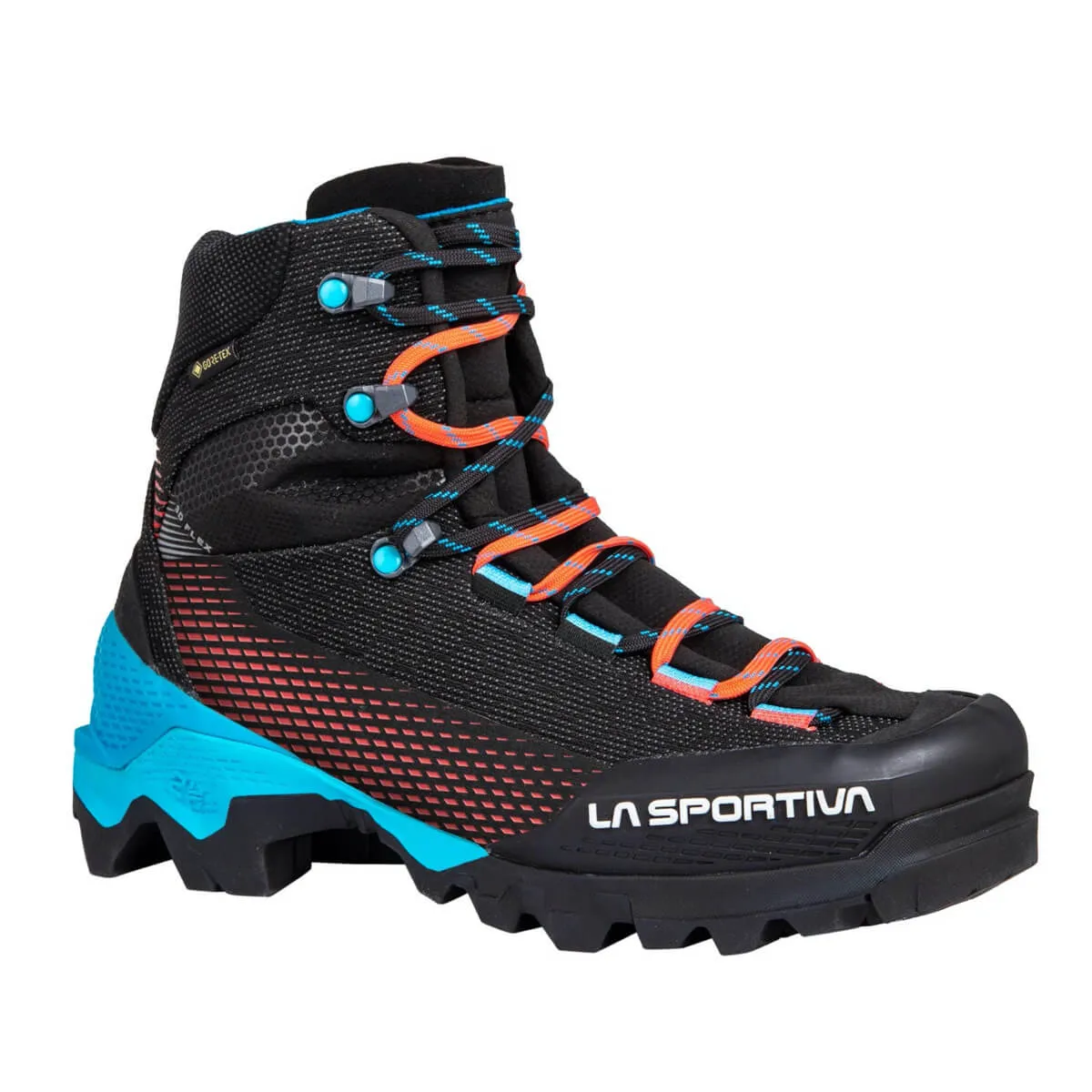 La Sportiva Aequilibrium ST GTX W's Fjellstøvel Black/Hibiscus