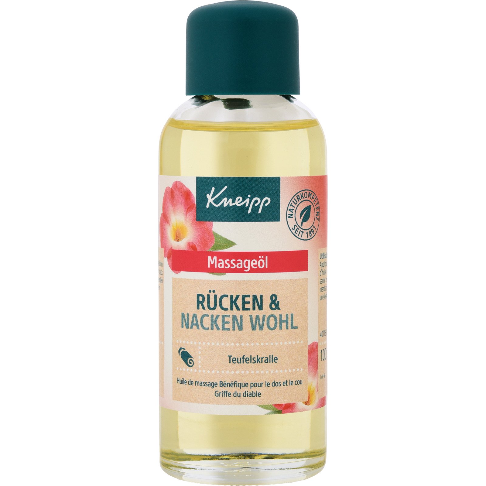 Kneipp Massageöl Rücken + Nacken Wohl 100 ml