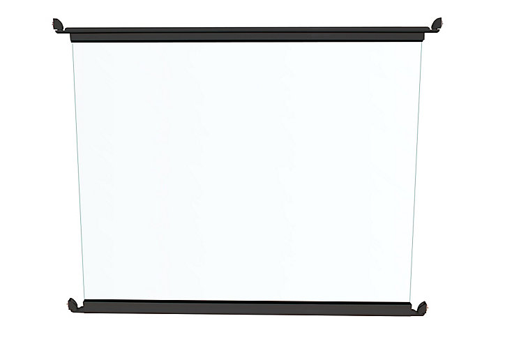 Module en verre pour barrière de piscine en aluminium gris 1,5m