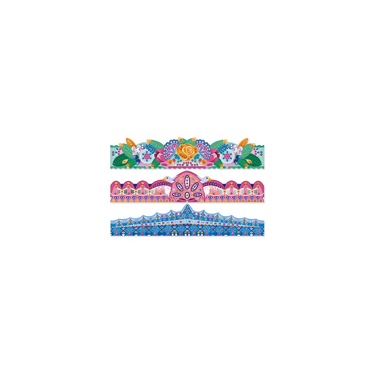 Strass et stickers couronne