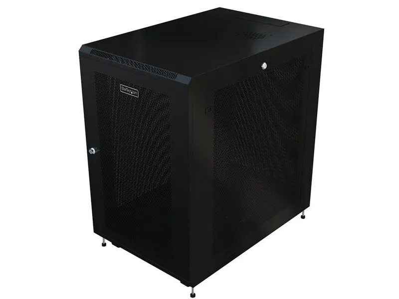 StarTech.com 24U Server Rack Cabinet, 4-Post Adjustable Depth (2