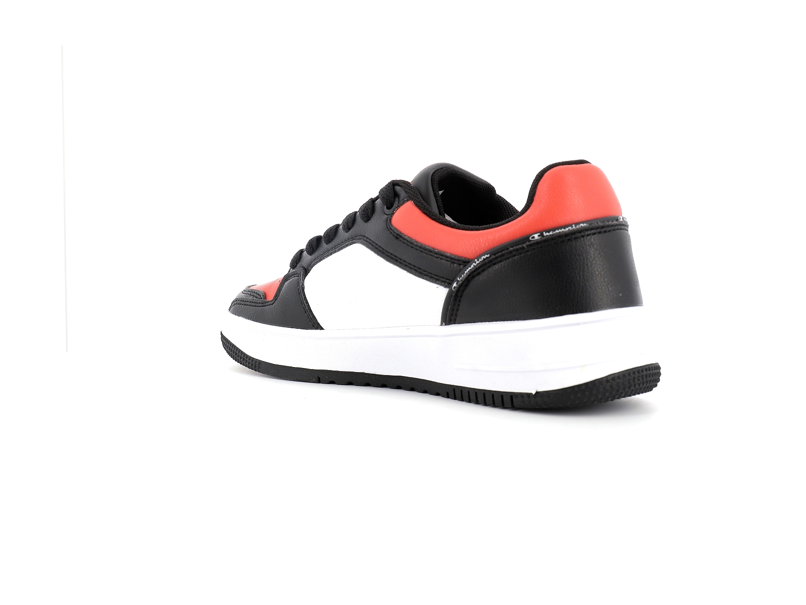 Champion-REBOUND 2.0 LOW S21727 Synthétique Noir Rouge