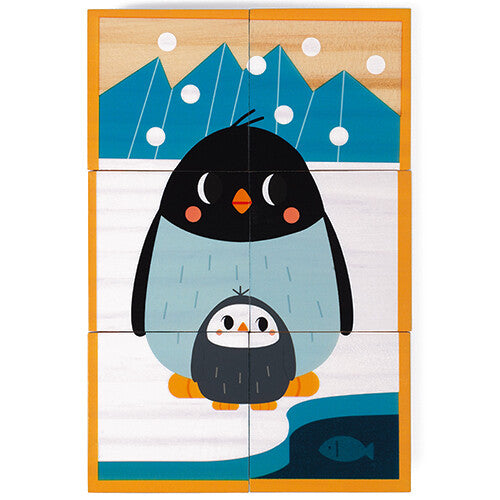 Janod wwf blokpuzzel dieren - 6st
