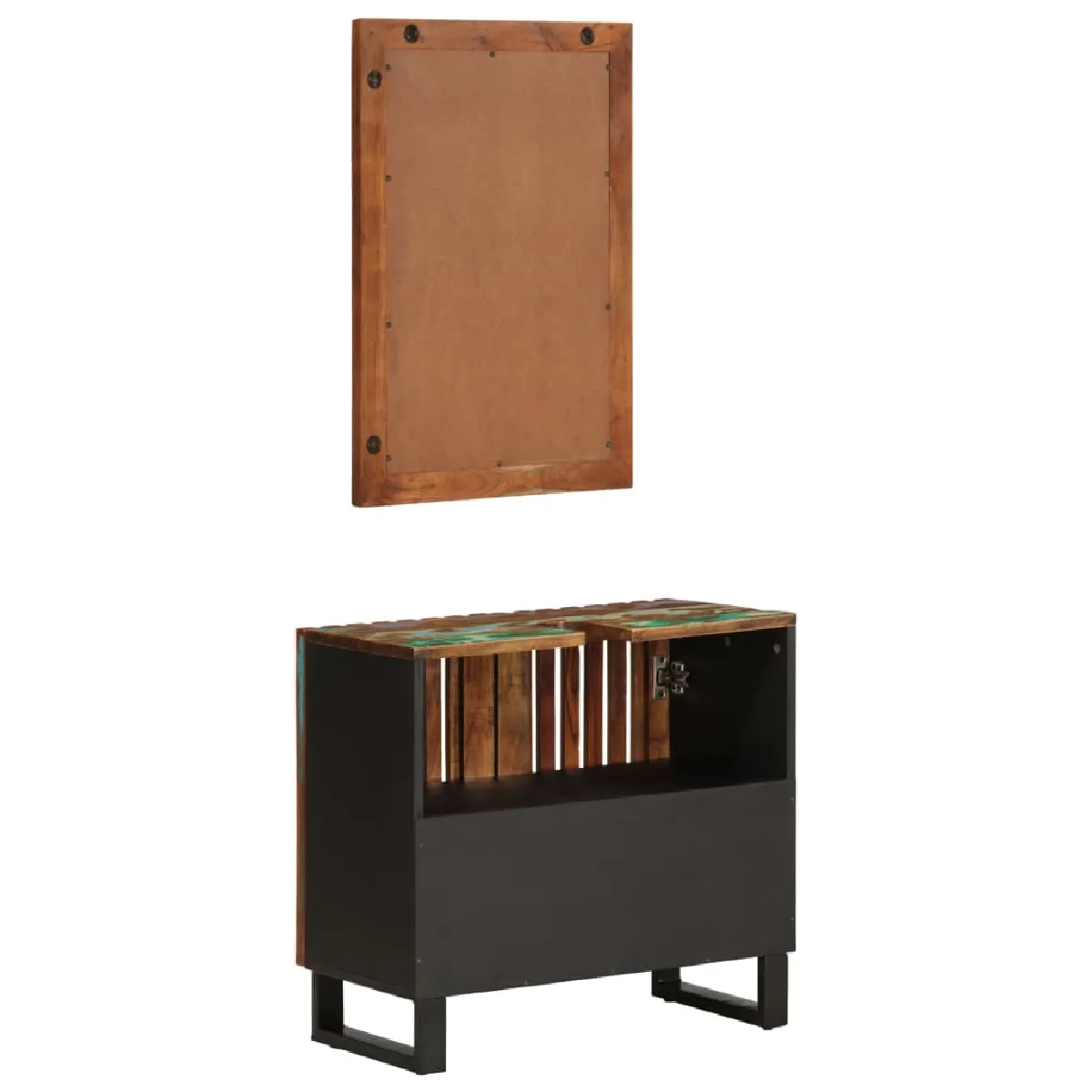 VidaXL Ensemble Salle de Bain 2 Pièces Bois d'Acacia