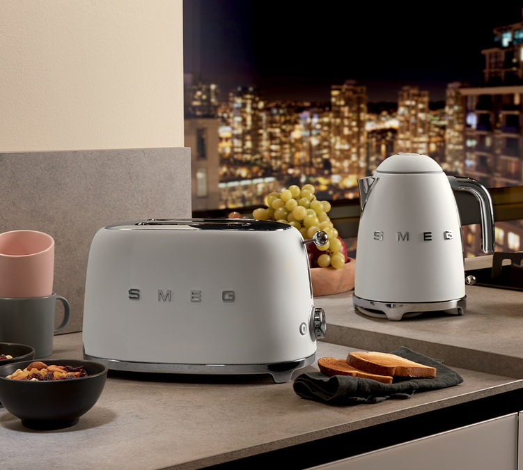 Grille-pain SMEG TSF01WHMEU 2 tranches Blanc mat