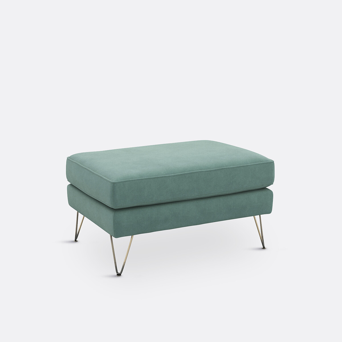 LA REDOUTE INTERIORS<br>Puffe em veludo, Topim