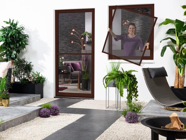 Hecht Fliegengitter Fenster mit Pollenschutz,