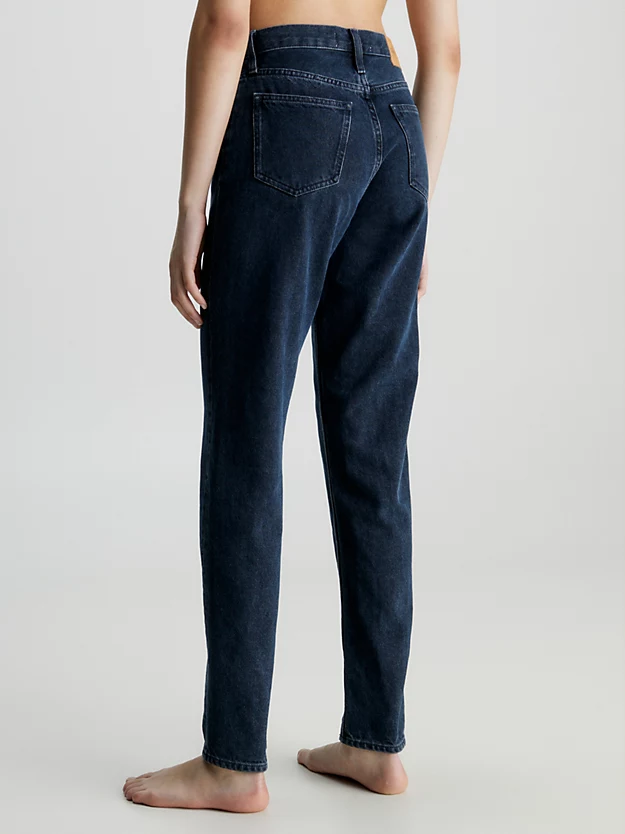 Calça jeans Mom de cintura alta