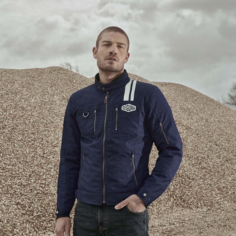 Segura - Blouson Scorpio Navy / Blanc