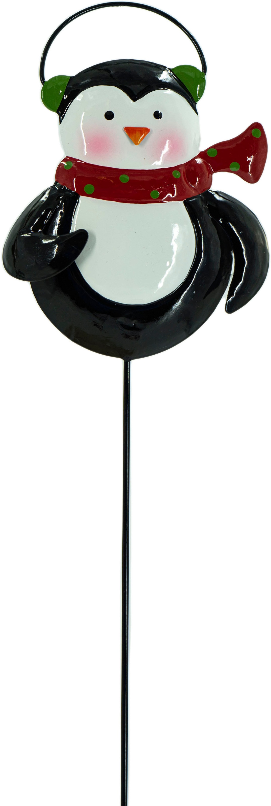 NOOR LIVING Weihnachtsfigur »Gartenstecker mit Weihnachtsmotiv« aus Metall, Höhe ca. 61 cm