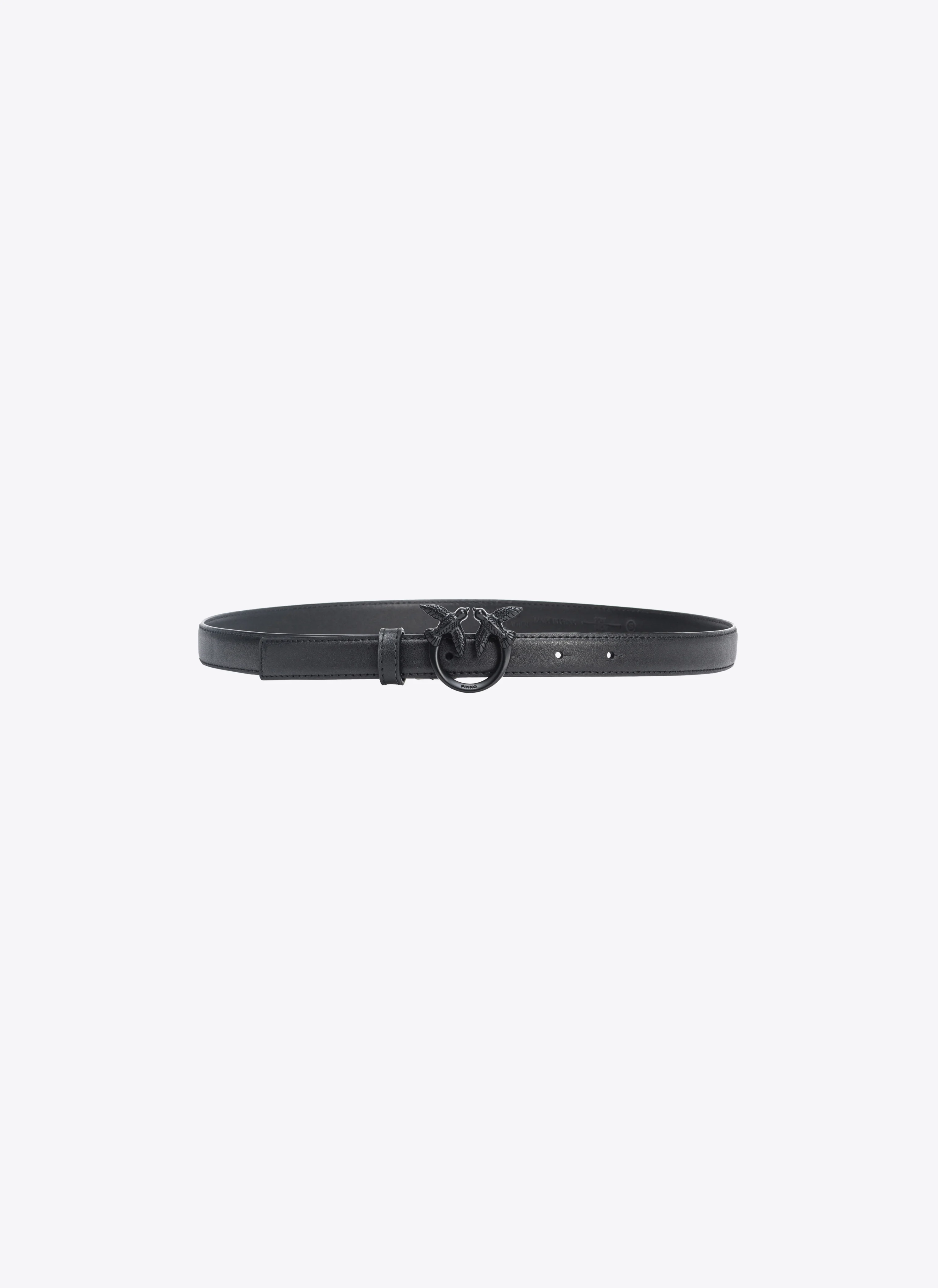 Fine ceinture love birds color block | Noir