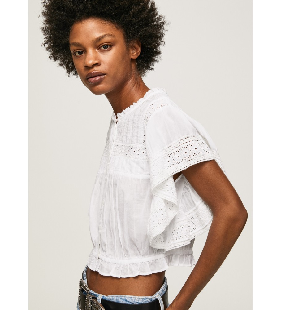 Blusa Prunela branca da Pepe Jeans