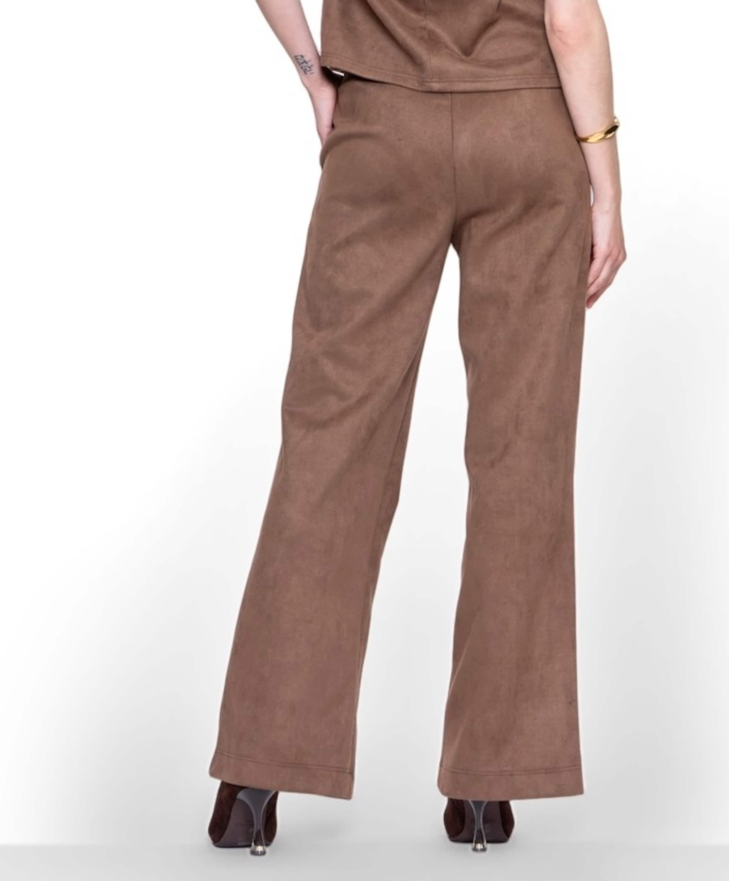 Geisha pants dames broek bruin