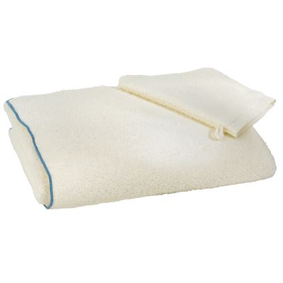 Linge de toilette uni finition bourdon (480 g/m²) - BECQUET CRÉATION