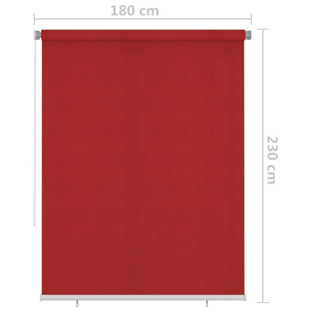 Store roulant d'extérieur 180x230 cm rouge