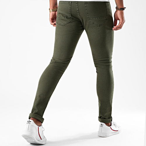 Jean Skinny Avec Déchirures LB054K20 Khaki