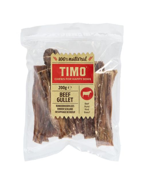 Timo Runderroodvlees - Hondensnacks - Rund 200 g Bruin