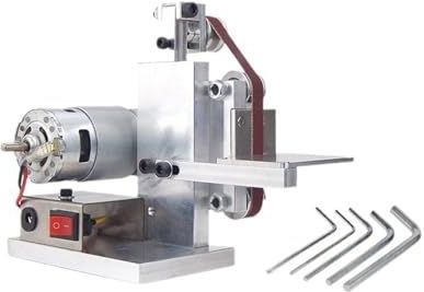 orbitale schuurmachine, Gereedschap Slijpmachine Bandschuurmachine Thuis Diy Schuren Slijpen Mini Band Slijpmachine Verstelbare Puntenslijper Tafel voor metaalbewerking, houtbewerking en polijsten(Gia