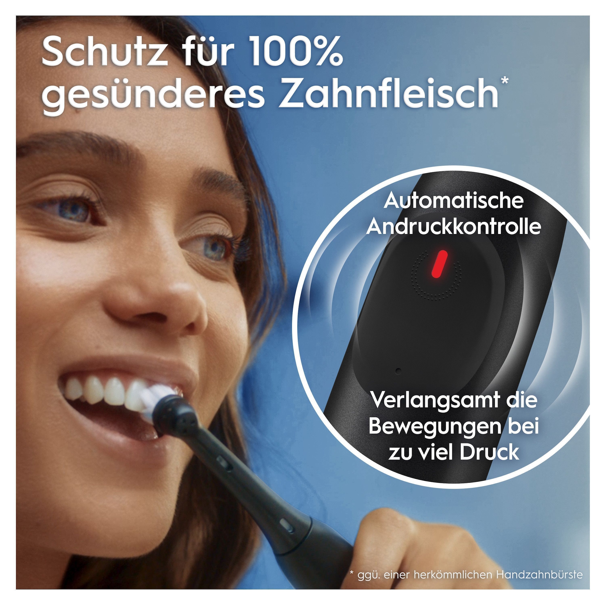Oral-B Elektrische Zahnbürste »iO Series 2« 1 Stk. Aufsteckbürsten für die sanfte Reinigung, Reise-Etui, Aufsteckbürstenhalter