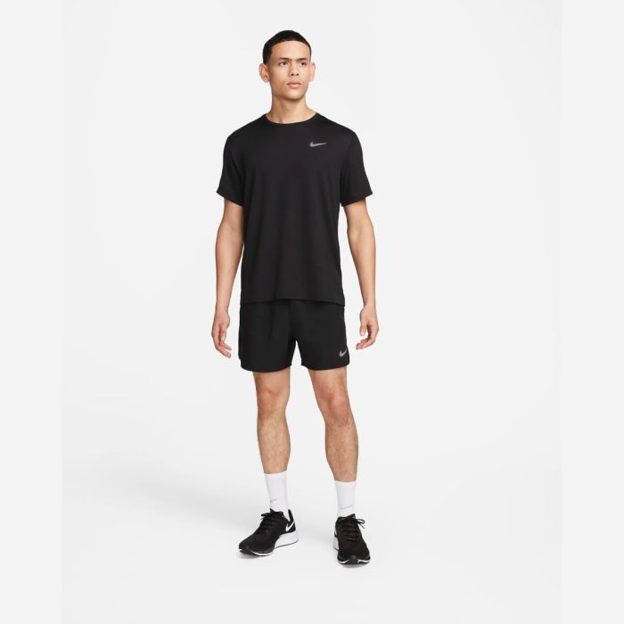 Nike Herre T-shirts Dri-Fit UV Miler Short Sleeve Tee Sort