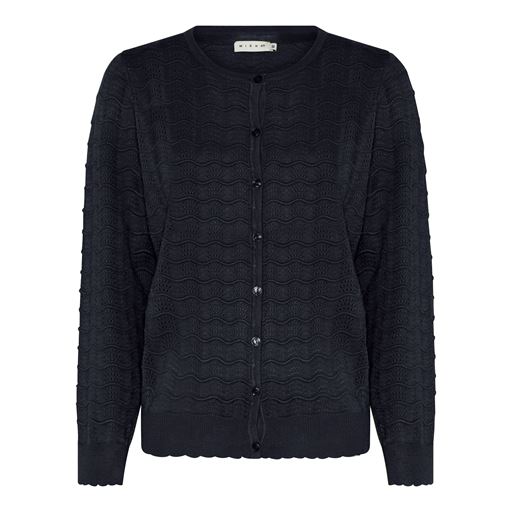 Micha Langærmet Cardigan, Navy, M
