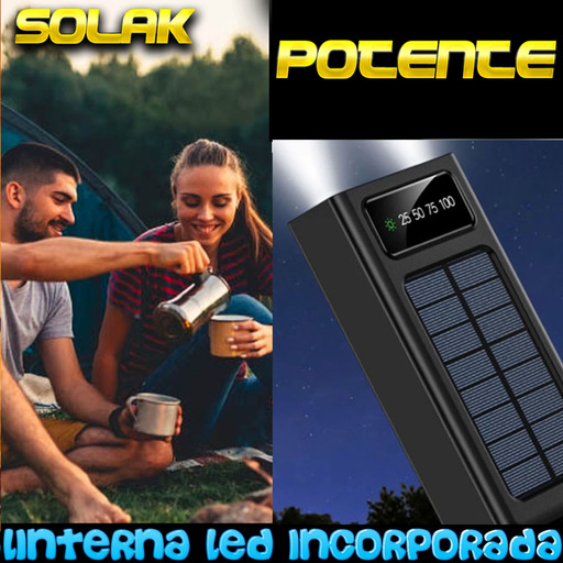 Cargador Solar Klack 10000 Mah