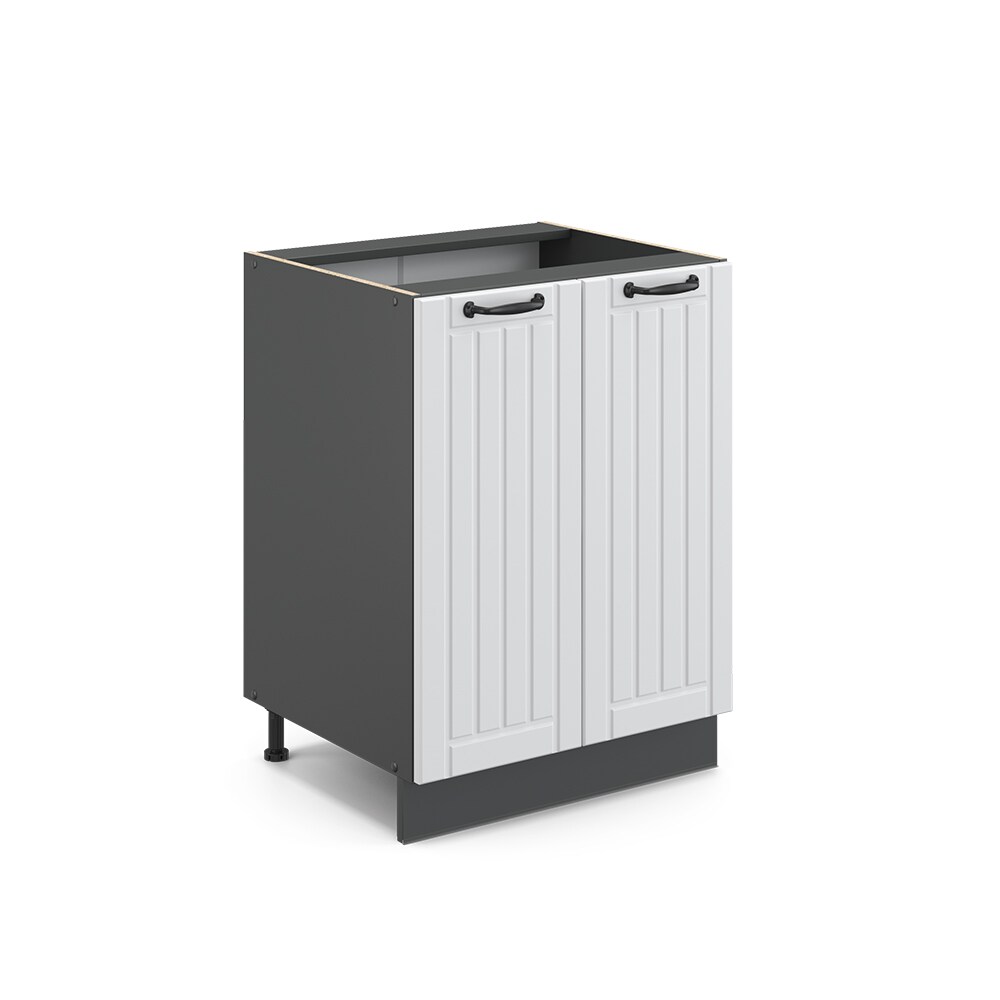 Vicco Unterschrank 60 cm FAME Line Küchenschrank Küchenzeile Landhaus Weiß Anthrazit