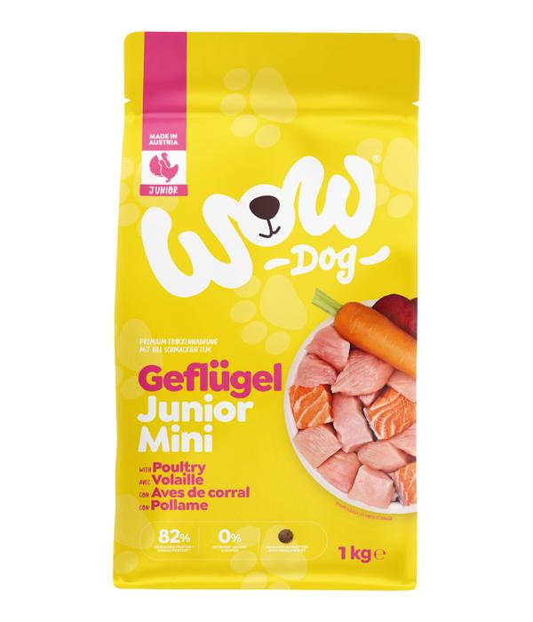 WOW® Trockenfutter für Hunde Mini Junior,
